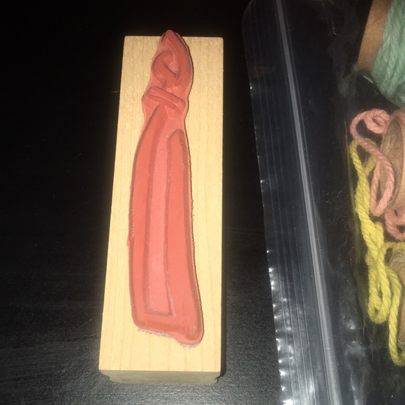 Craft supplies: 5 rubber stamps & accessories - Picture 6 of 16